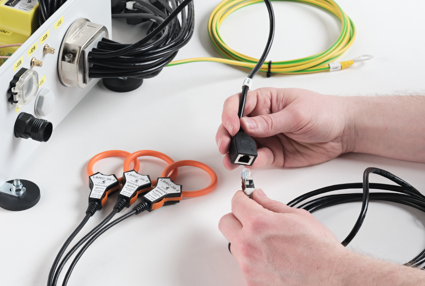 Komponenten rogowski-spulen